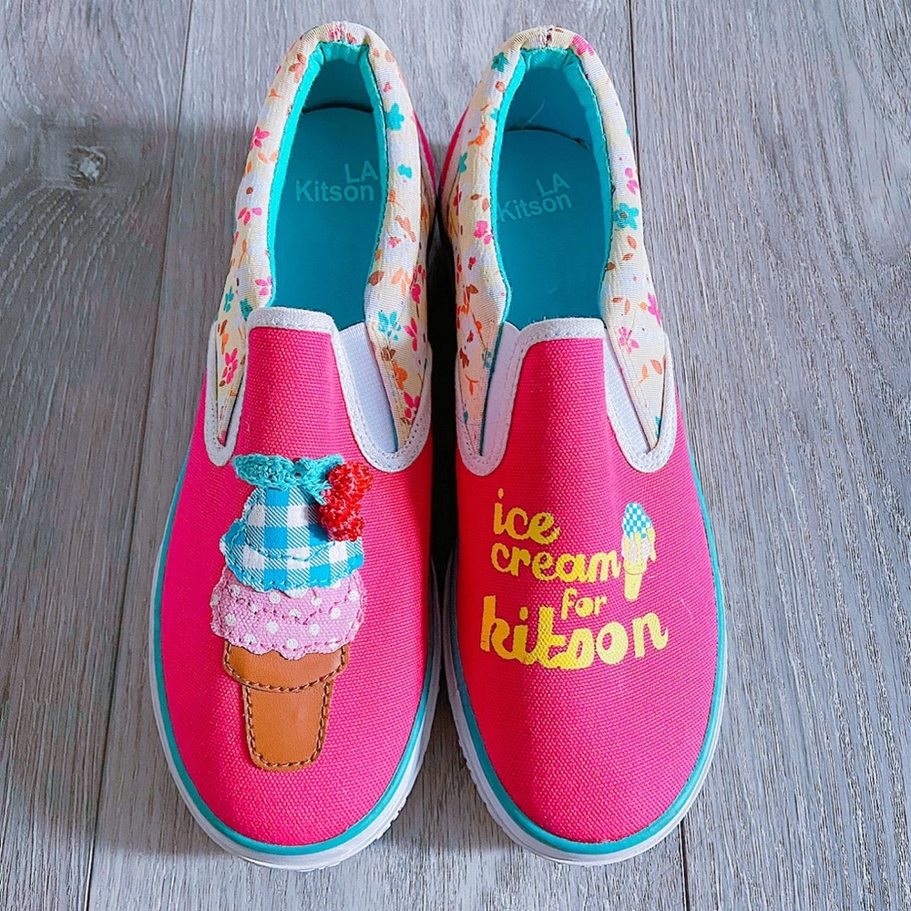 LA Kitson Ice Cream Slip On Sneakers